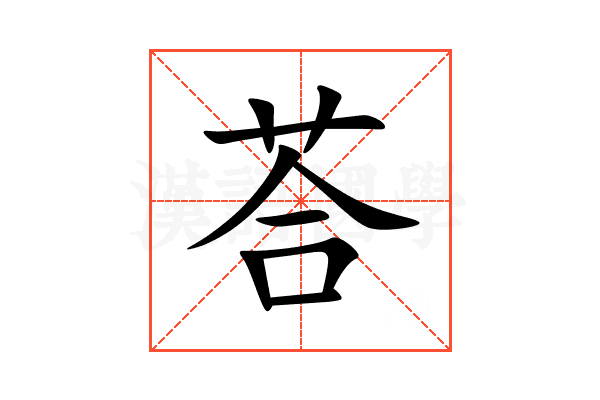 荅