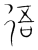 ?(传抄·宋·集篆古文韵海)